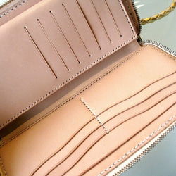 訂製 Real leather wallet/gold 24carats fine coated/Carving 第3張的照片