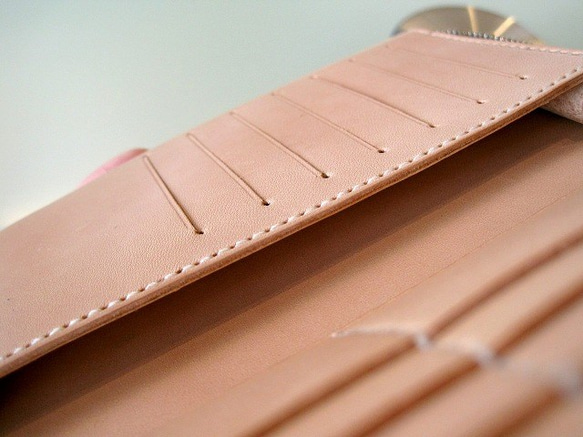 訂製 Real leather wallet/gold 24carats fine coated/Carving 第4張的照片