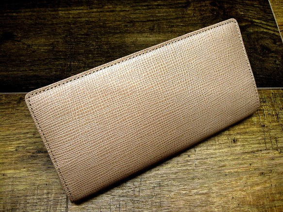 Real leather wallet/Embossing Kip leather 第1張的照片