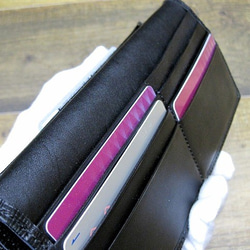 Real leather wallet/Embossing Kip leather 第4張的照片