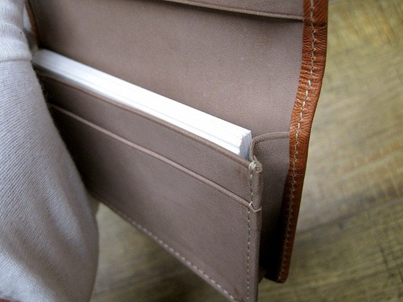 Real leather card case/Embossing Steer Hide/Camouflage 第4張的照片