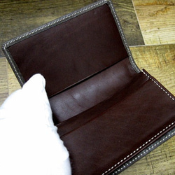 Real Goat leather card case/Embossing/Crocodile pattern 第2張的照片