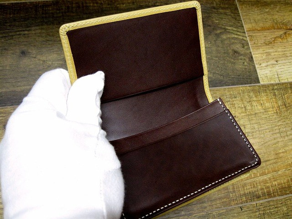 Real leather card case/Kip leather 第2張的照片