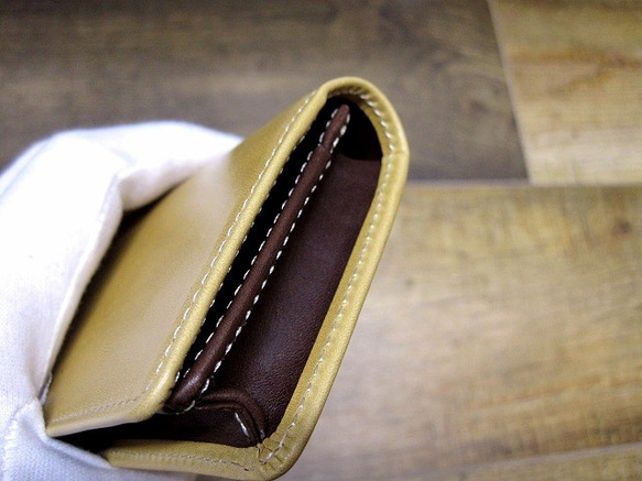 Real leather card case/Kip leather 第3張的照片