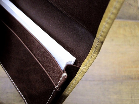 Real leather card case/Kip leather 第4張的照片