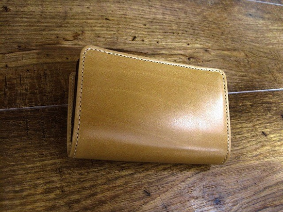 Real leather card case/Kip leather 第5張的照片