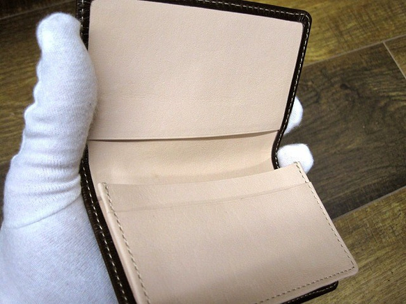 Real Kip leather card case/Kip leather 第2張的照片