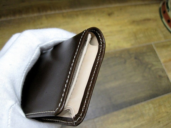 Real Kip leather card case/Kip leather 第3張的照片