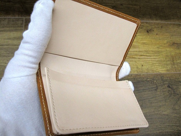 Real Kip leather card case/Kip leather 第2張的照片