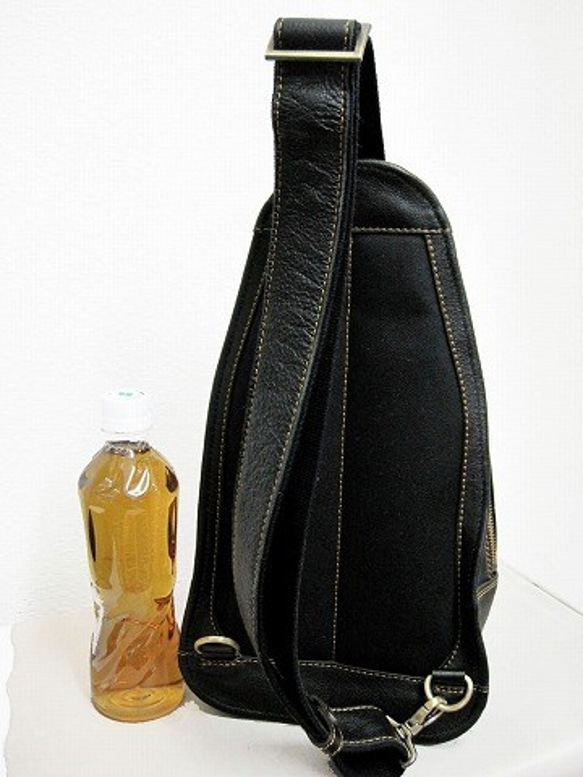 Real leather daypack/Oiled leather 第3張的照片