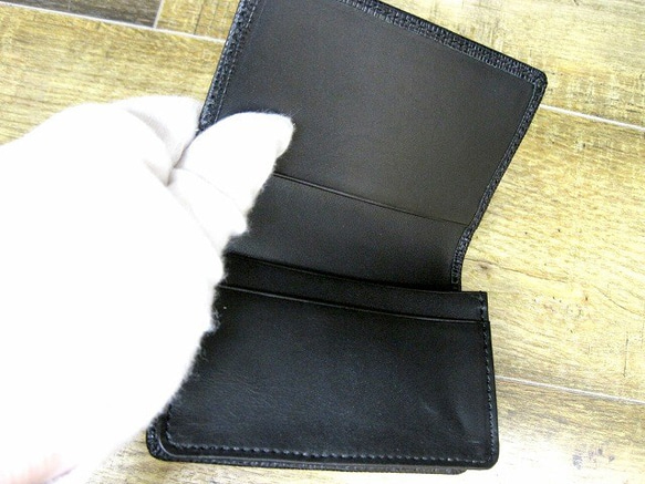 Real leather card case/Embossing Kip leather 第2張的照片