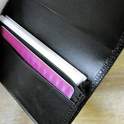 Real leather card case/Embossing Kip leather 第4張的照片