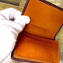 Real leather card case/Kip leather 第2張的照片
