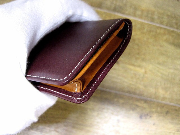 Real leather card case/Kip leather 第3張的照片