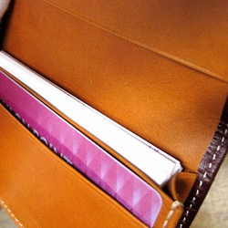 Real leather card case/Kip leather 第4張的照片