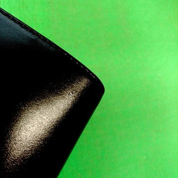 【ワケあり品！】本革長財布 シンプルな折財布 上品な艶黒【名入れ】対応 7枚目の画像