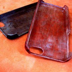 訂製 Real leather iPhone6s,6s+,SE case/Gold 24carats fine 第3張的照片