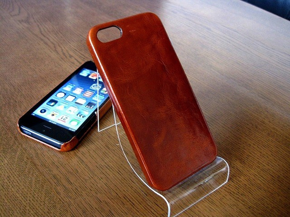 訂製 Real leather iPhone6s,6s+,SE case/Oil Pull-up finish Kip 第1張的照片