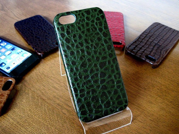 訂製 Real leather iPhone6s,6s+,SE case/Embossing Crocodile 第1張的照片