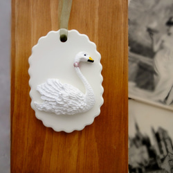 アロマストーン ■ 壁掛けタイプ　白鳥の湖 ■ 白鳥 D 5枚目の画像