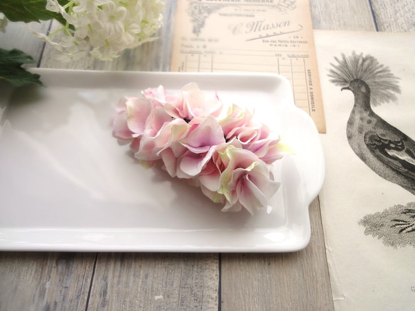 ミニ紫陽花のバナナクリップ ■ Chuchu シリーズ ■ No.148 ラベンダーピンク 3枚目の画像