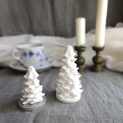 【単品販売】アロマストーン ■ 小さなクリスマスツリー 立体 フィンランドの森 1枚目の画像