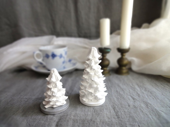【単品販売】アロマストーン ■ 小さなクリスマスツリー 立体 フィンランドの森 1枚目の画像