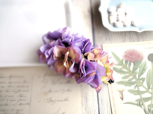 バナナクリップ ■ 紫陽花の花びら ■ ラベンダー 4枚目の画像