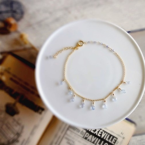 No12001300 天然無処理スギライト 蝶々ブレスレット