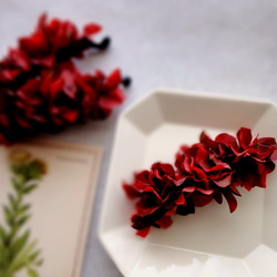 2100円バレッタ L サイズ プリザーブド あじさい アウトレット・大地農園・あじさい | プリザーブドフラワーKnext