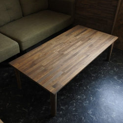 天然木 110cm×50cm 折りたたみローテーブル 2枚目の画像