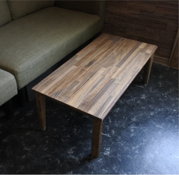 天然木 90cm×45cm〜 折りたたみローテーブル 2枚目の画像
