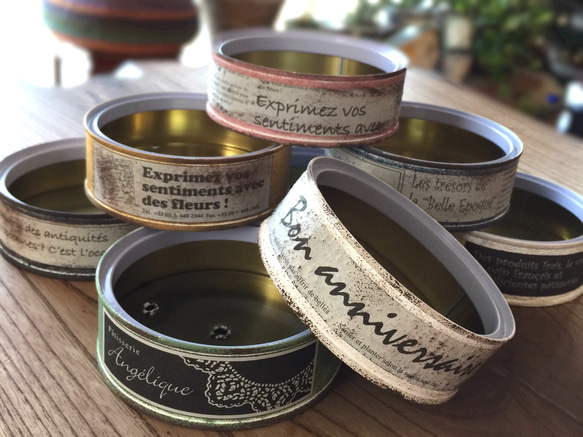 リメイク缶お家モチーフNo.421