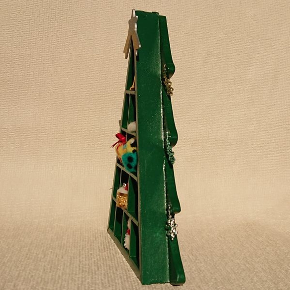 【送料無料】羊毛ﾌｪﾙﾄ クリスマスツリー　グッズアソート 5枚目の画像