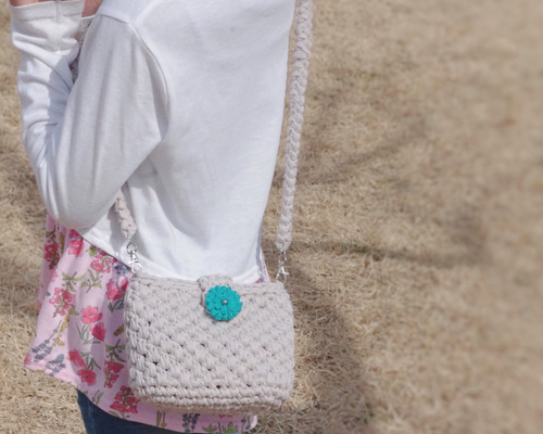 ズパゲッティ キッズポシェット キッズ ショルダーバッグ フリフリ  