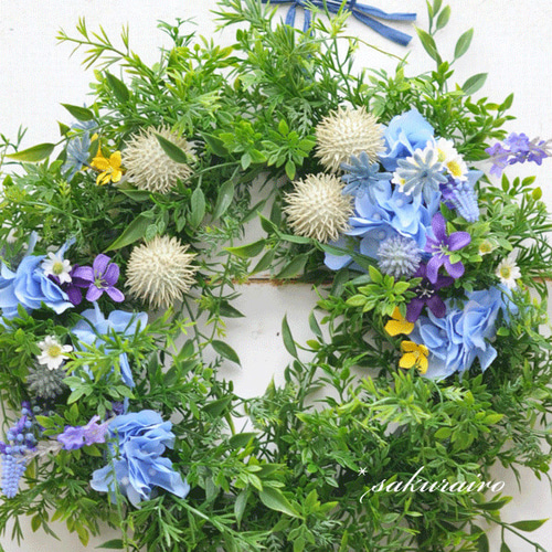 初夏☆フレッシュ・グリーンリース リース サクライロ 通販 9469922