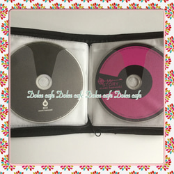 Dolce★北欧ドット柄DVD/CDメディアケース★WH 3枚目の画像