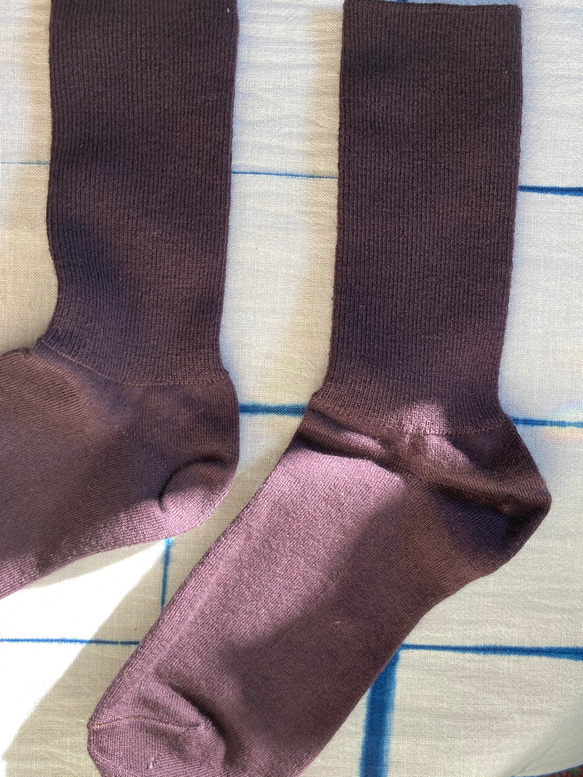 福袋！DENてぬぐい＋merino wool socksすおう染め 5枚目の画像