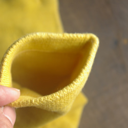 ５finger socks かりやす染めー淡い黄色　重ねばきおすすめ 24.5-26cm 3枚目の画像