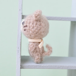 米色貓小amigurumi 第4張的照片