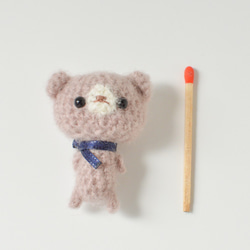 小amigurumi暗粉紅熊 第6張的照片
