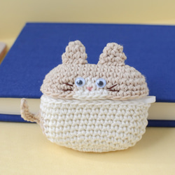 八爪貓！ AirPods Pro 保護套｜Amigurumi 矽膠保護套 第1張的照片