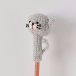 【訂購】鉛筆帽|灰貓 第3張的照片