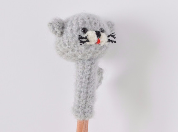 【訂購】鉛筆帽|灰貓 第5張的照片