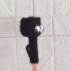 【訂購】鉛筆帽|黑貓 第1張的照片