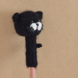 【訂購】鉛筆帽|黑貓 第3張的照片