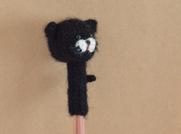 【訂購】鉛筆帽|黑貓 第3張的照片