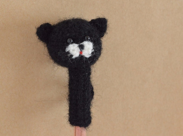 【訂購】鉛筆帽|黑貓 第4張的照片