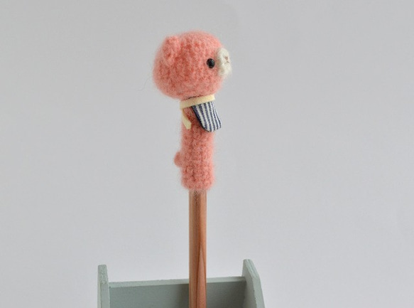 鉛筆帽｜粉紅熊 第3張的照片