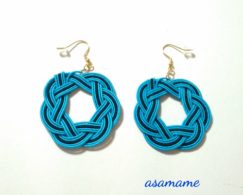 [ゆあ]水引ピアス/イヤリング　相生結び水引アクセサリー ゆあ様専用]水引ピアス/イヤリング 相生結び水引アクセサリー